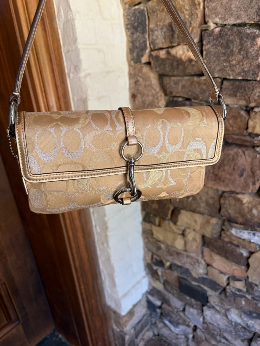 Coach Vintage Y2K Signature Small Shoulder Bag